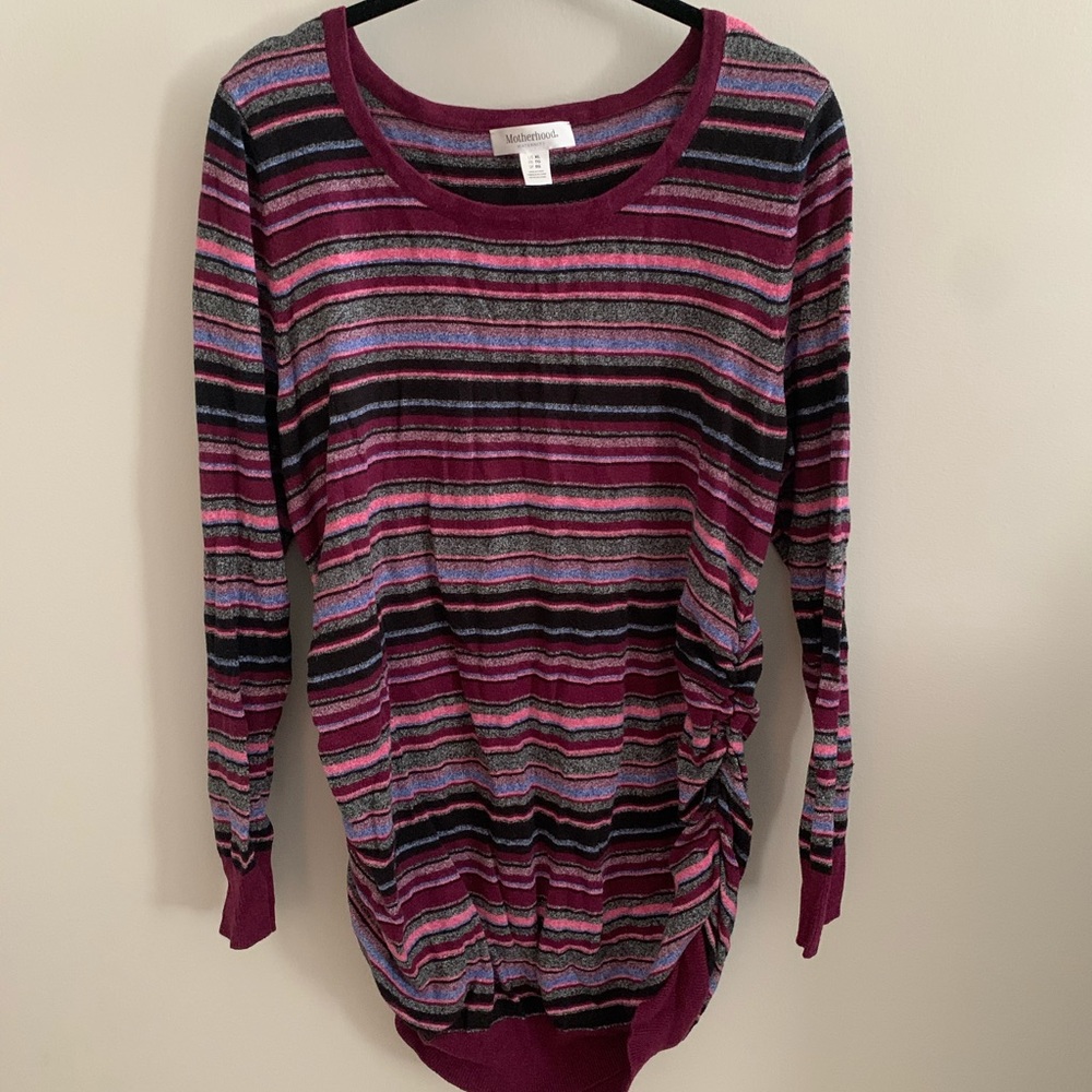 Long sleeve motherhood maternity sweater